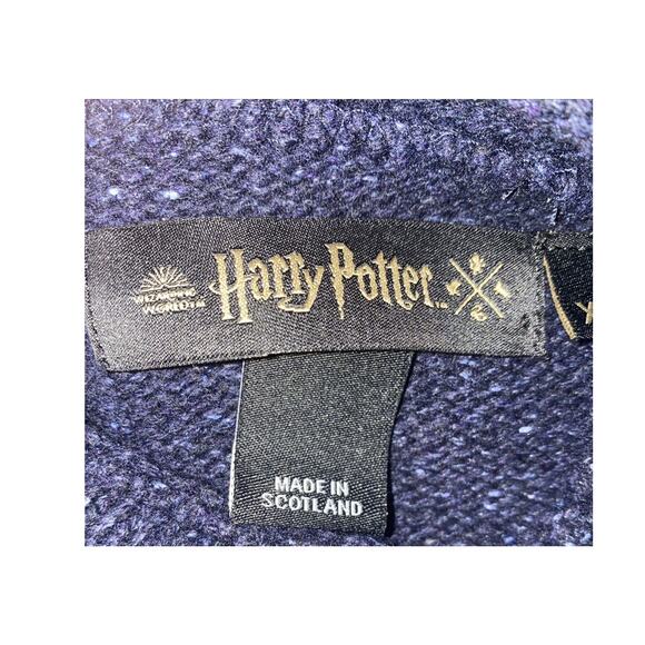 Wizarding World of Harry Potter Universal Studios Wool D Sweater Blue Adult XS - Picture 5 of 6